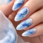 8 Blue and White Nail Ideas Worth Trying
