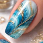 How to Do Water Marble Nails at Home