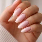 15 Milky Pink Almond Nails Worth Trying