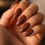 15 Brown Almond Nails Worth Trying