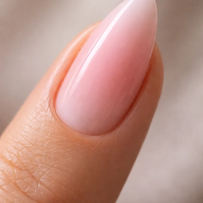 18 Pink Ombre Almond Nails for a Soft Blend