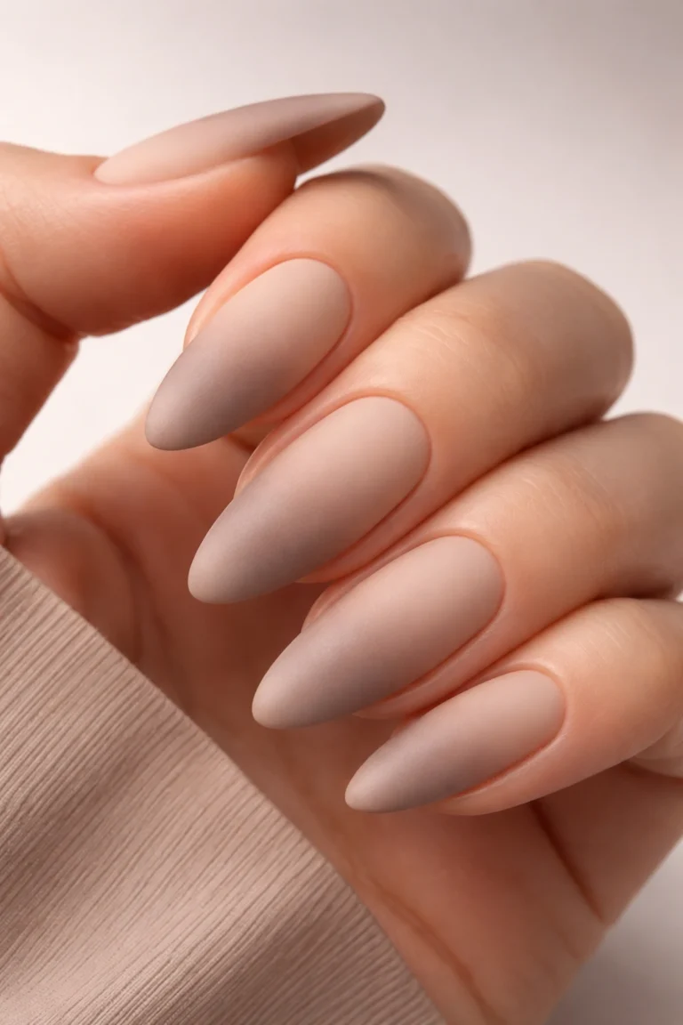 15 Long Rounded Almond Nails for a Soft Finish