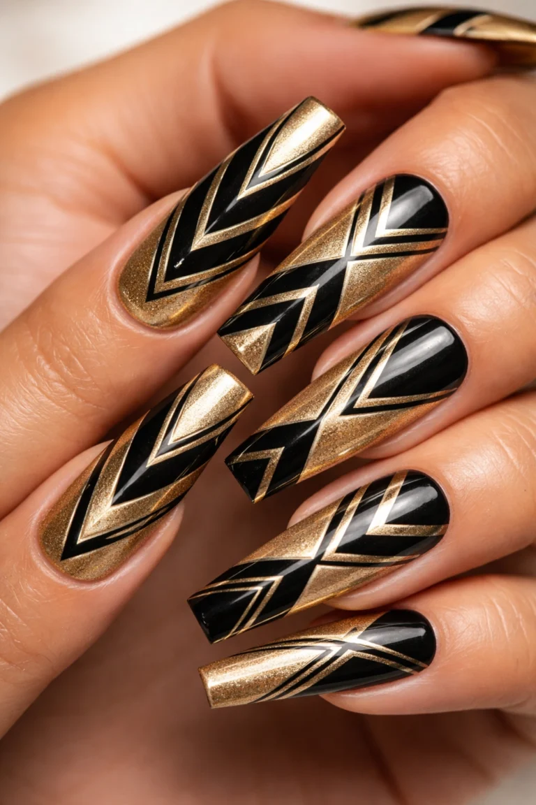 20 Baddie Coffin Nail Ideas for Long Nails