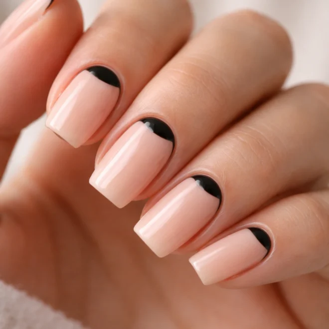 15 Black Ballerina Nails for Short Nails