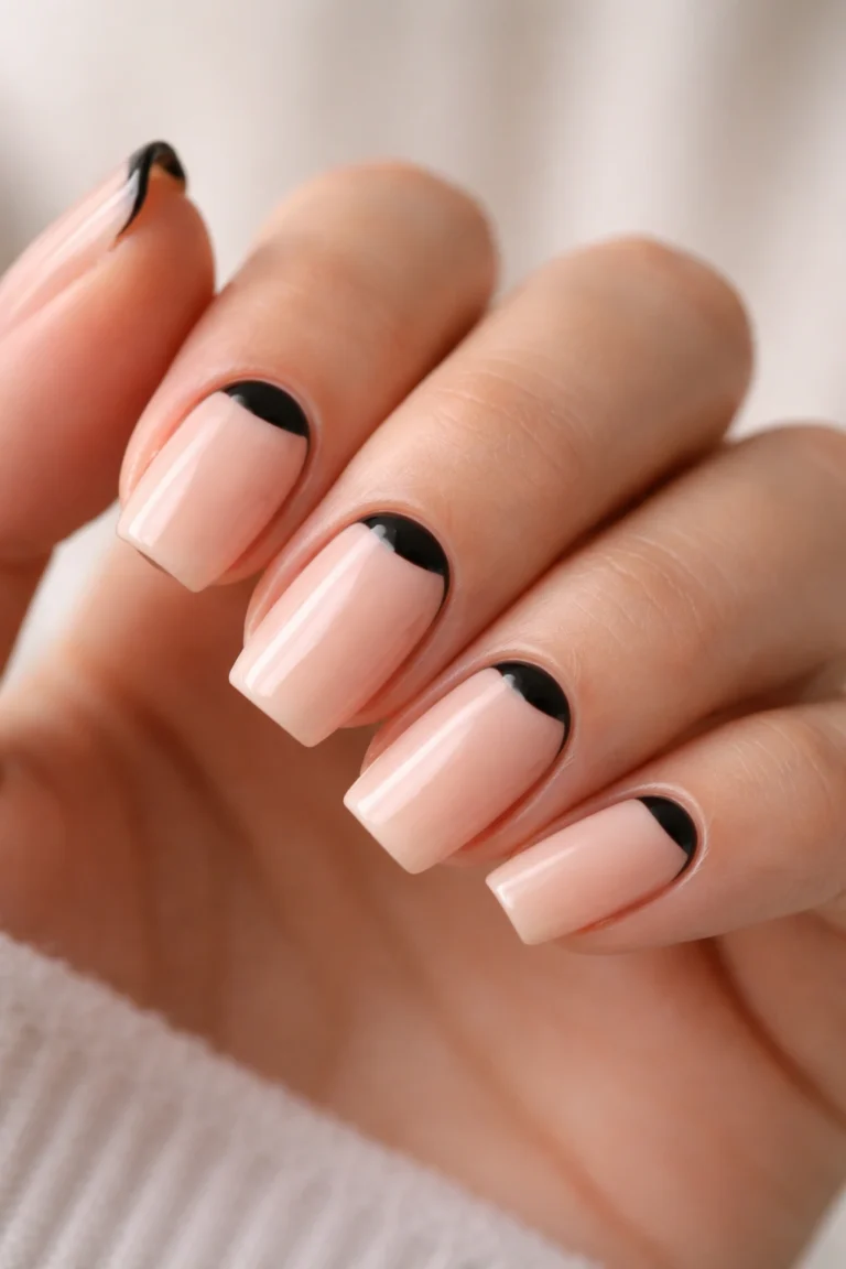 15 Black Ballerina Nails for Short Nails