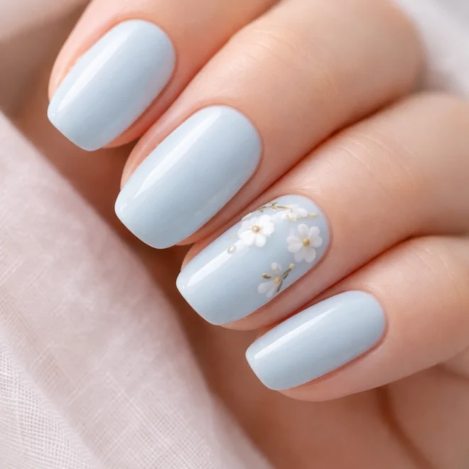 10 Light Blue Nail Ideas to Try Right Now