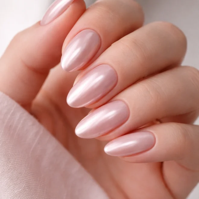 15 Short Glazed Almond Nails That Look Expensive