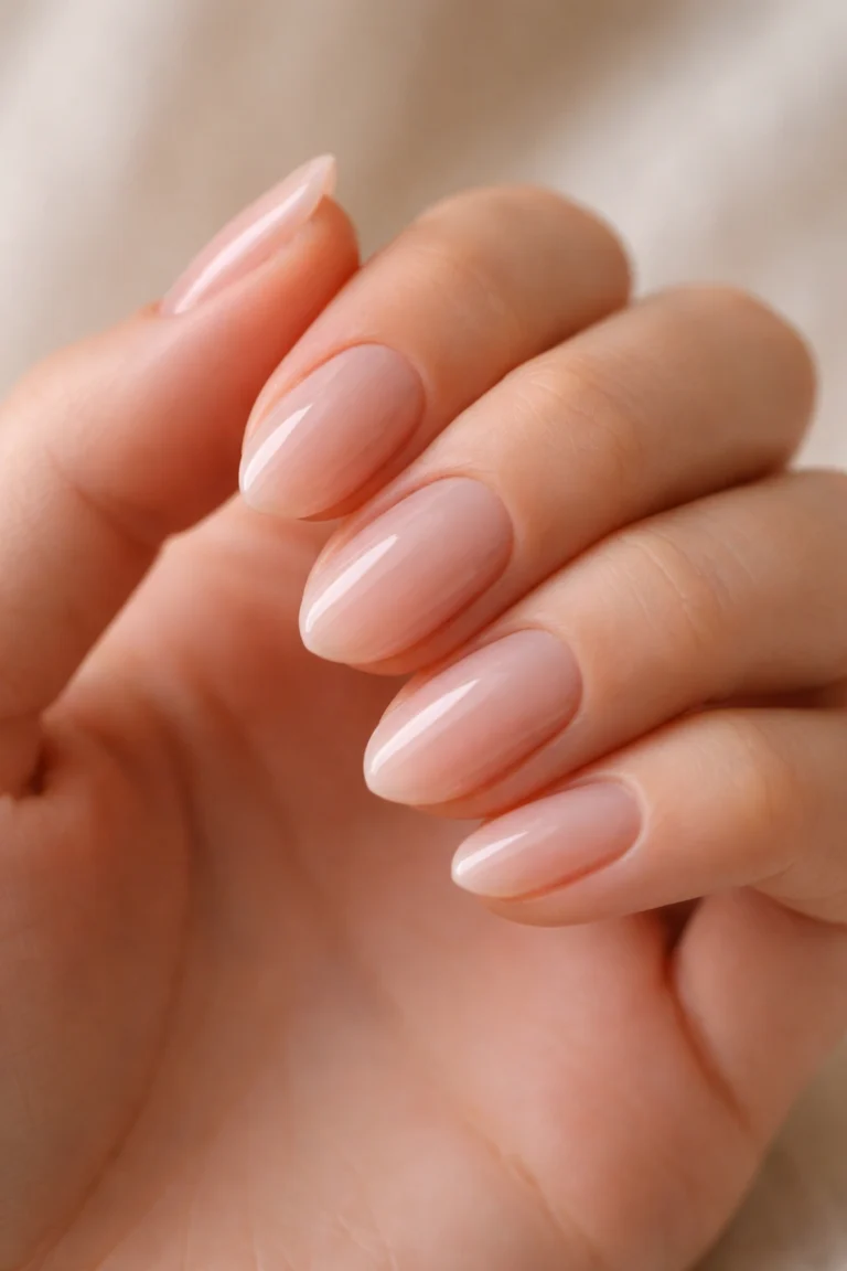 15 Short Almond Nails for the Bride