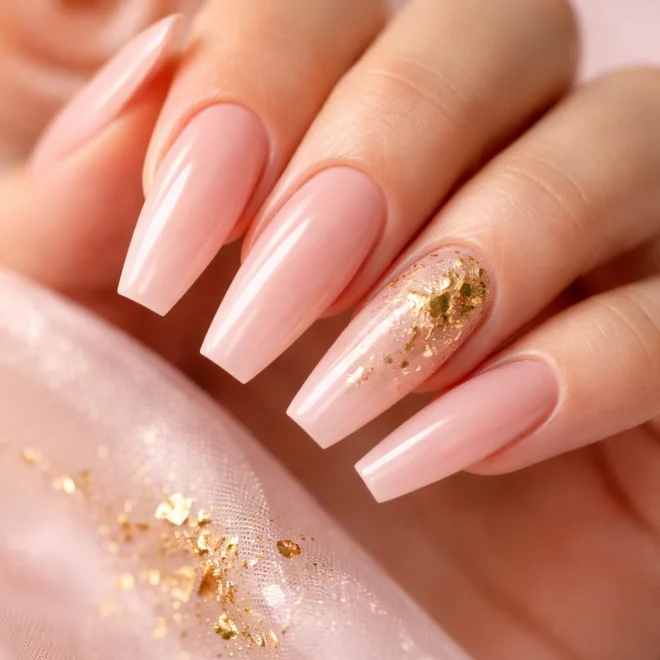 11 Wedding Coffin Nails for Long Nails