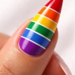 20 Rainbow Stiletto Nail Ideas