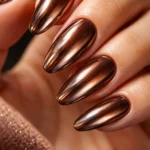 20 Brown Chrome Nails for a Chic Fall Look