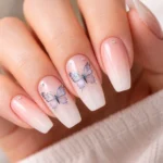 15 Butterfly Ballerina Nails for a Pretty Look