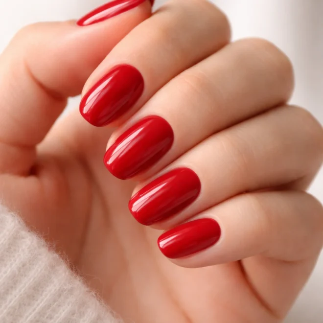 16 Glossy Short Oval Gel Nails That Last