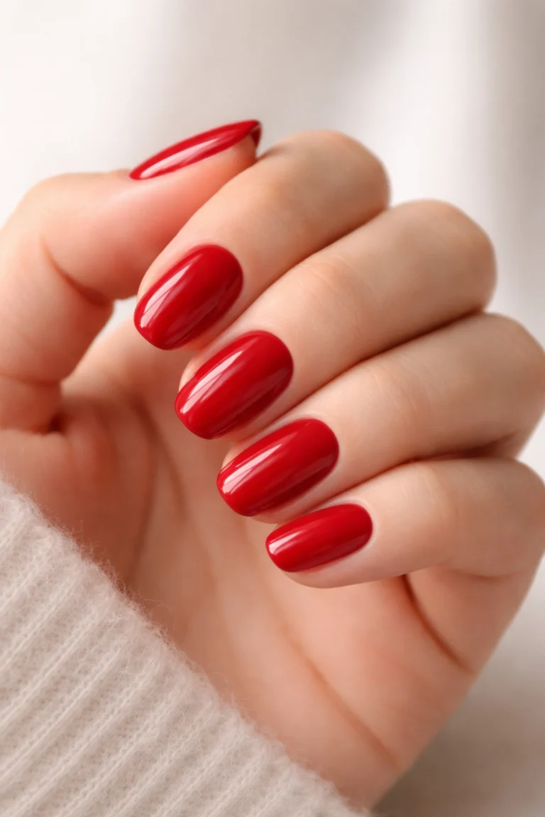 16 Glossy Short Oval Gel Nails That Last
