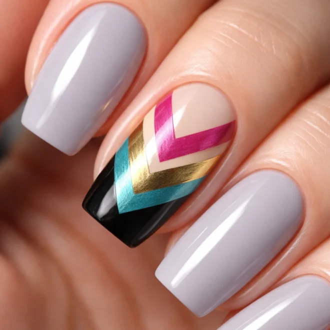 10 Geometric Nail Ideas You Can DIY