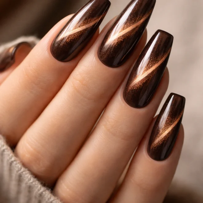 15 Cat Eye Ballerina Nails That Look So Cool