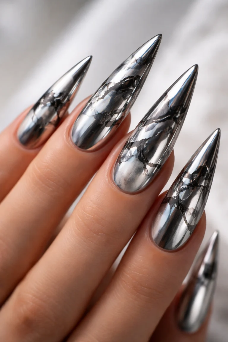 10 Exotic Stiletto Nail Ideas