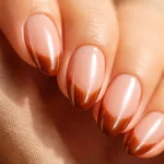 16 Chic Warm-Tone French Tip Almond Nails for a Cozy Look
