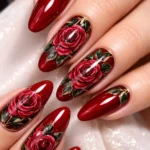12 Rose Nail Ideas That Look So Pretty