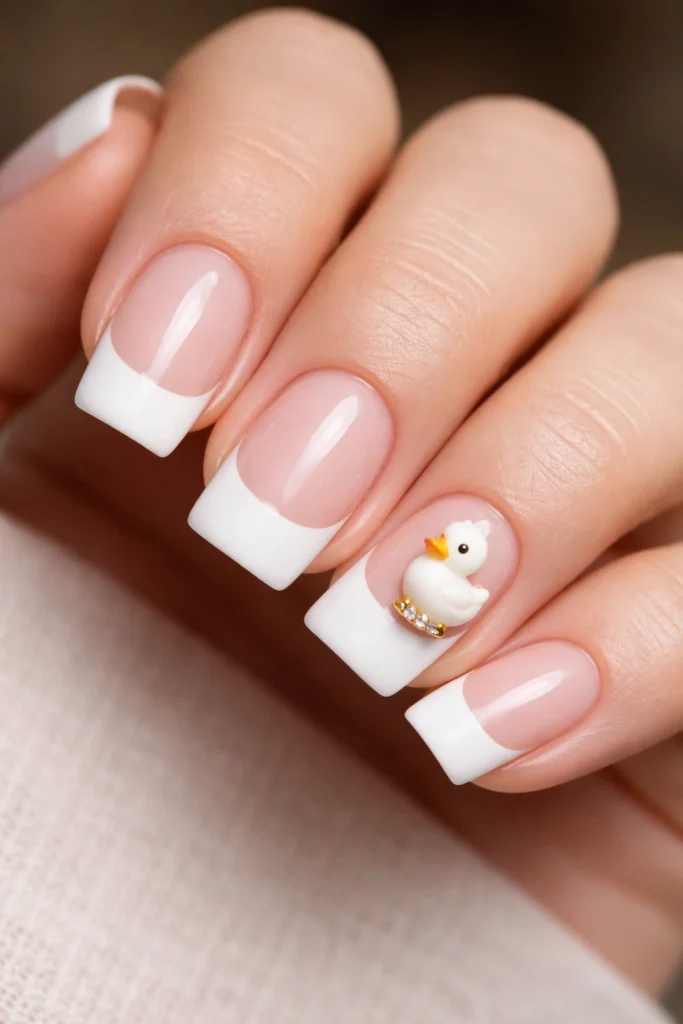 10 Simple Duck Nails for Short Nails