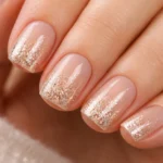 10 Short Squoval Birthday Nails With Glitter