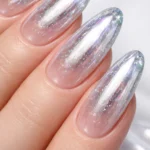 12 Long Oval Chrome Nails That Are Stunning