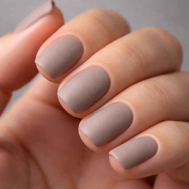 15 Nude Short Squoval Nails for a Minimal Finish