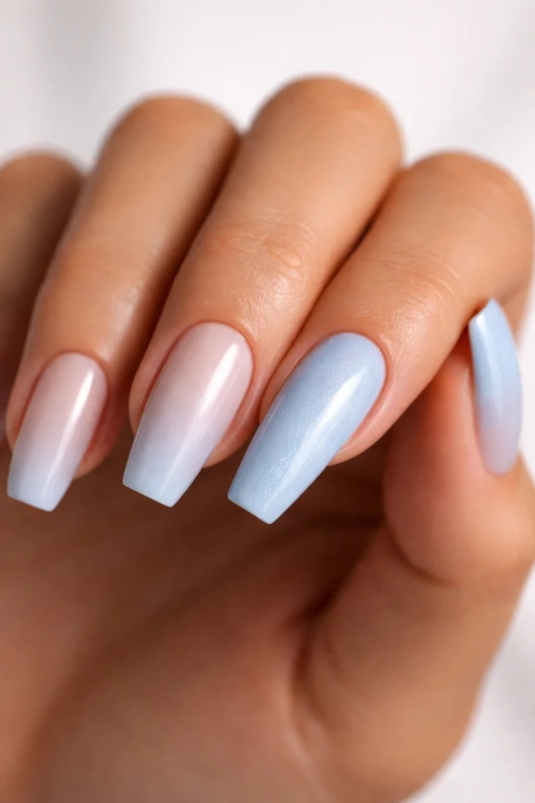 14 Cool-Toned Coffin Nails for Long Nails