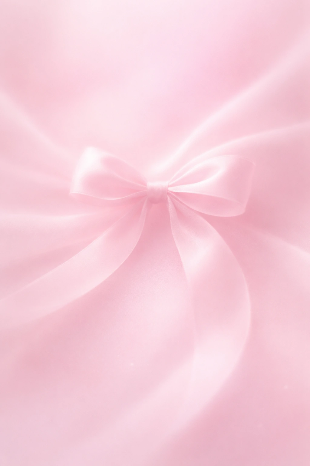 Abstract pink gradient with subtle bow silhouette symbolizing enduring coquette nail trend, no text