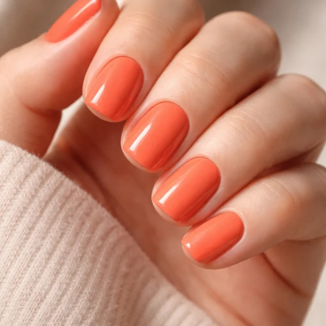 15 Short Squoval Nails in Bright Bold Colors