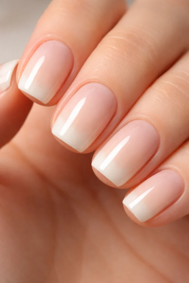 10 Natural Short Squoval Acrylic Nail Ideas