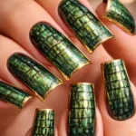 14 Croc Print Duck Nail Ideas