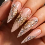 10 Butterfly Stiletto Nail Ideas