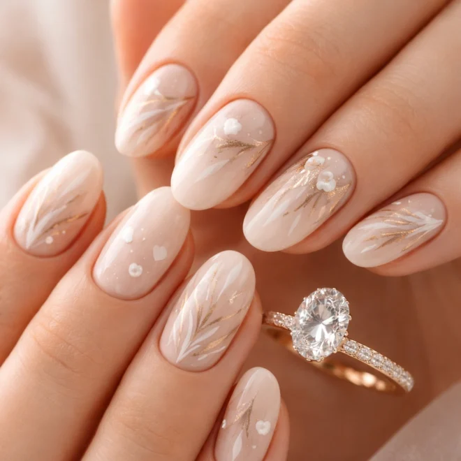 20 Stunning Nail Ideas for When You Get Engaged