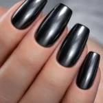 10 Dark Chrome Nails for a Moody Statement