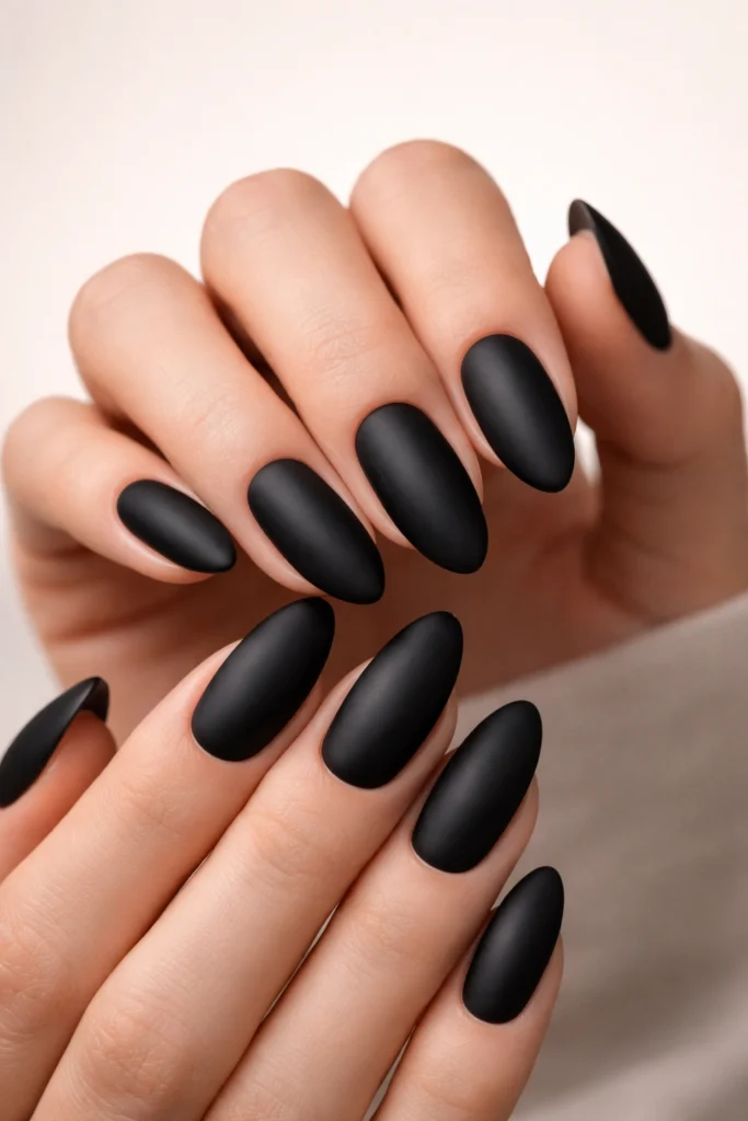 10 Dark Feminine Nails for a Moody Elegance