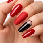 15 Red and Black Ballerina Nails for a Bold Look