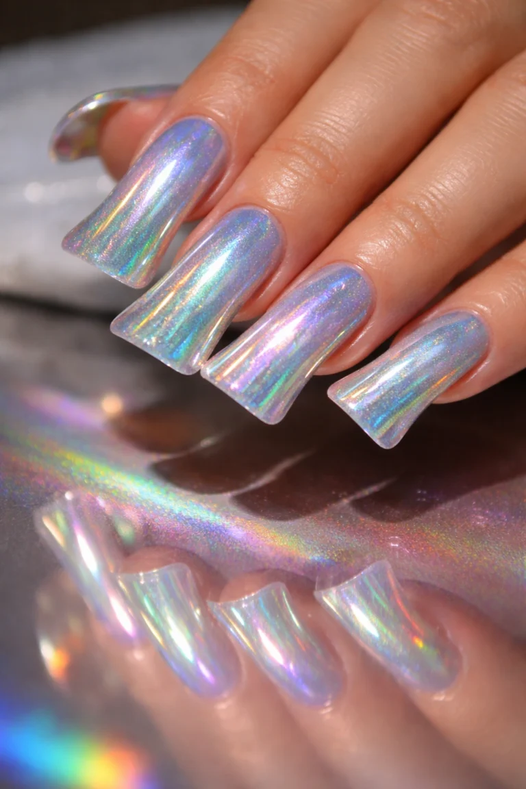 10 Duck Nails With Gel Extensions