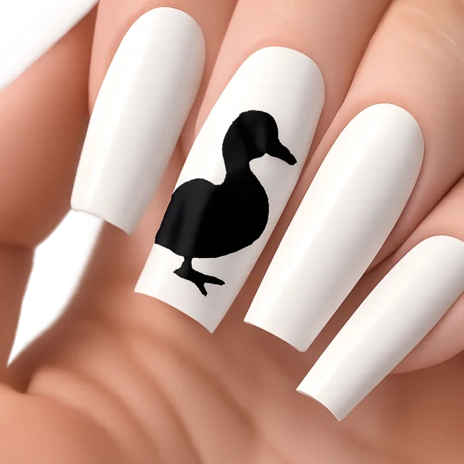 12 Cute Duck Nails for Long Nails