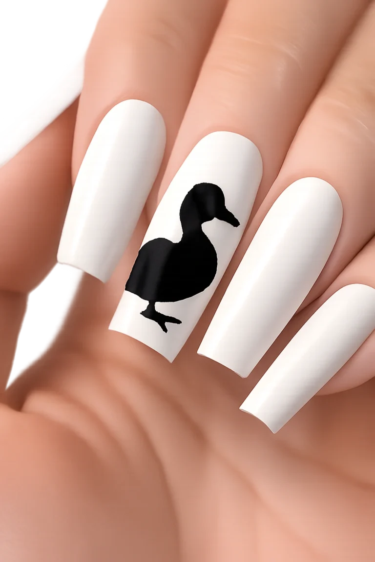 12 Cute Duck Nails for Long Nails
