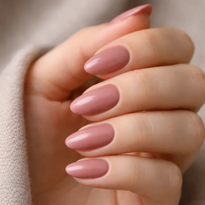 15 Short Almond Nails for the Office