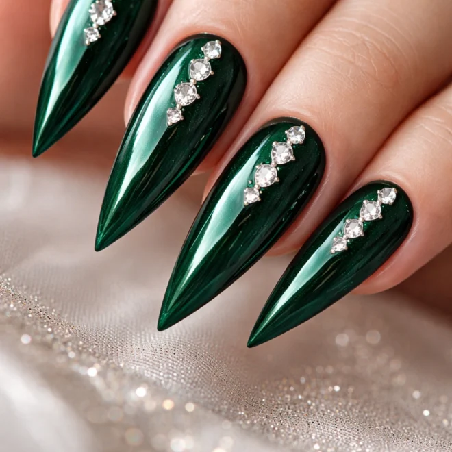 16 Festive Stiletto Nail Ideas