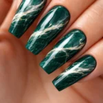 14 Trendy Coffin Nail Ideas for Medium Nails