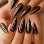 15 Brown Stiletto Nail Ideas