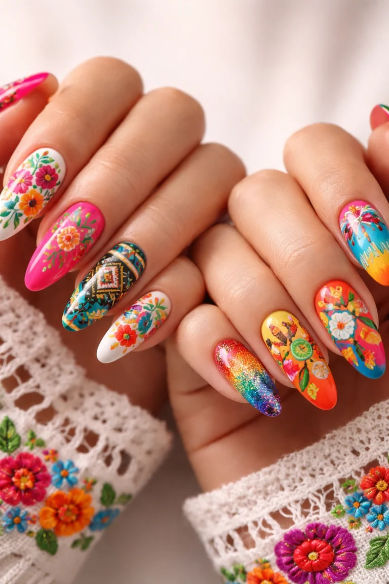 10 Mexican-Inspired Nail Art Ideas