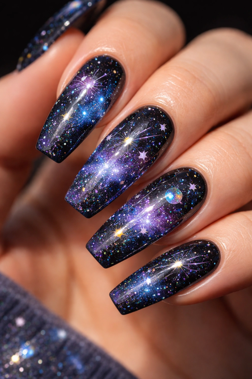 Dark galaxy nails with stars and tiny planets