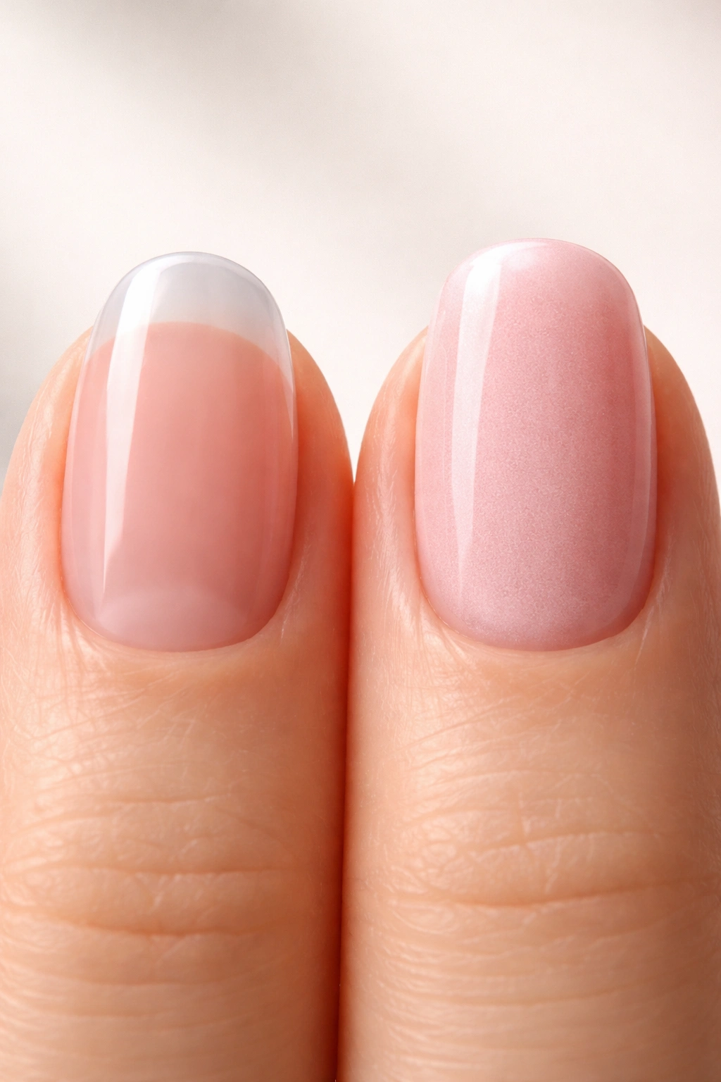 Comparison of gel thin finish vs dip thicker coating