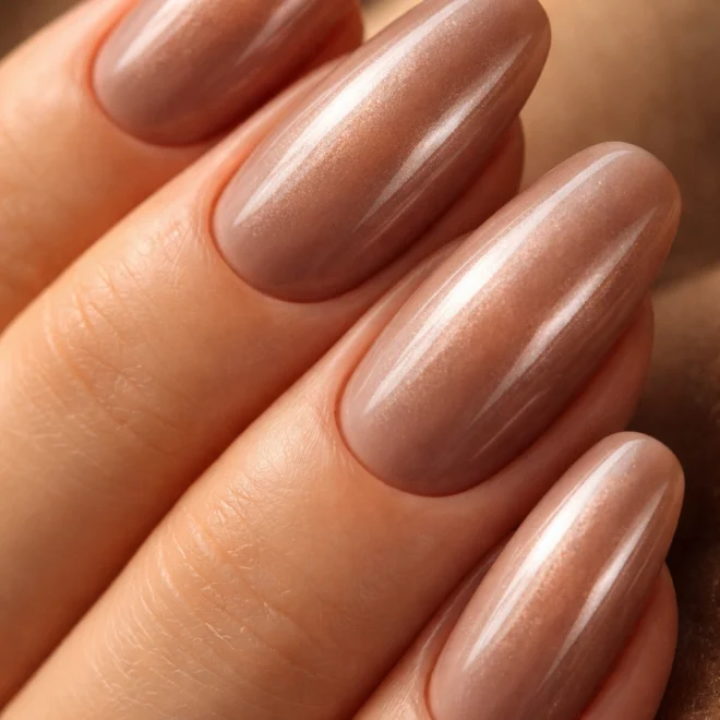 10 Mocha Mousse Nails for a Creamy Warm Tone
