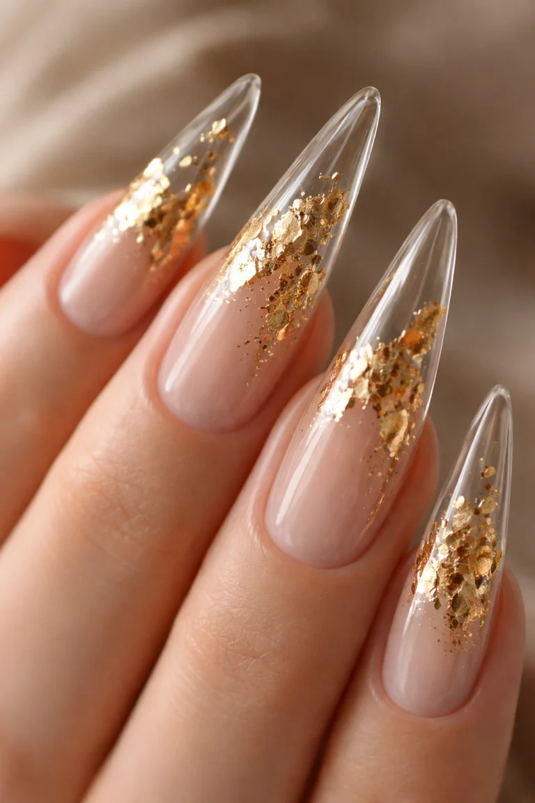 10 Clear Stiletto Nail Ideas