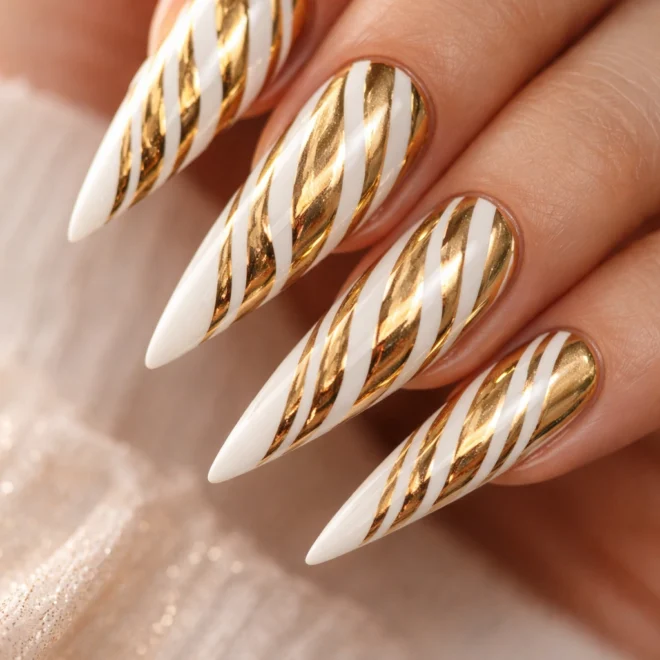 12 Zebra Print Stiletto Nail Ideas